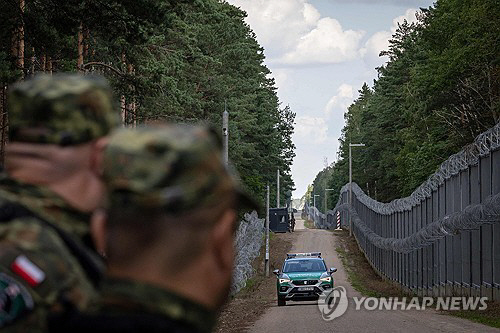 폴란드-벨라루스 국경. 연합뉴스