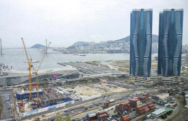 부산 북항재개발 상업업무지구 D-3구역. 국제신문 DB