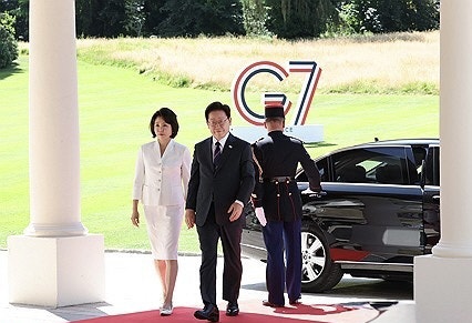 [속보] 李대통령 G7 정상회의장 도착, 공식일정 시작