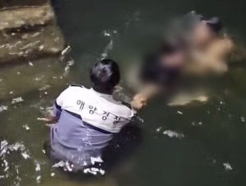 음주측정 거부하고 달아난 30대, <b>바다</b>로 <b>추락</b>… 경찰 체포