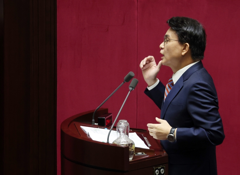 ▲질문하는 국민의힘 윤상현 의원 [연합뉴스]