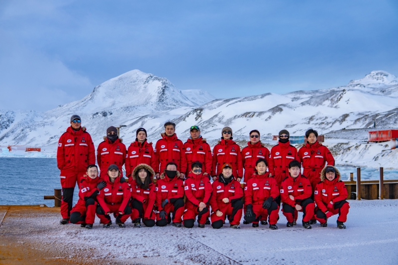 ▲제38차 월동연구대 연구반,총무반,유지반 등 총 18명으로 구성된다