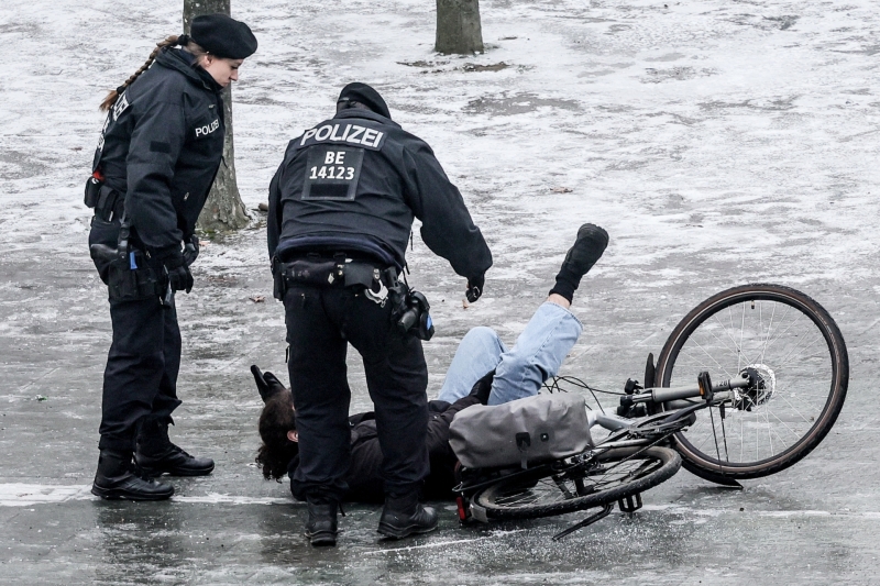 ▲ 베를린 시내 빙판 [연합뉴스]