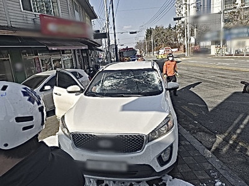 "달리던 차량 앞유리에 무언가 부딪혔다"...50대 조수석 탑승자 사망 '알고보니'