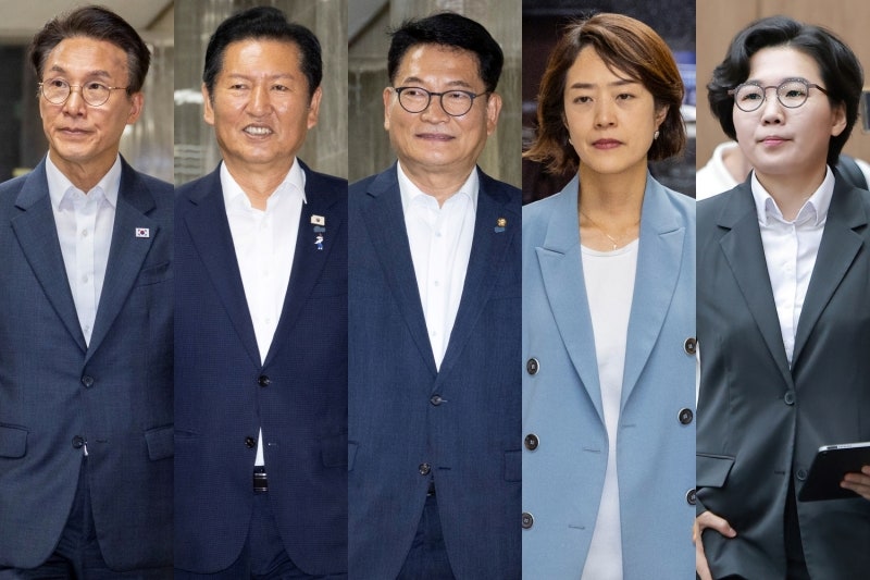 [속보]與 <b>당대표 후보</b> 김민석·고민정·정청래·김보미·송영길 5명 확정