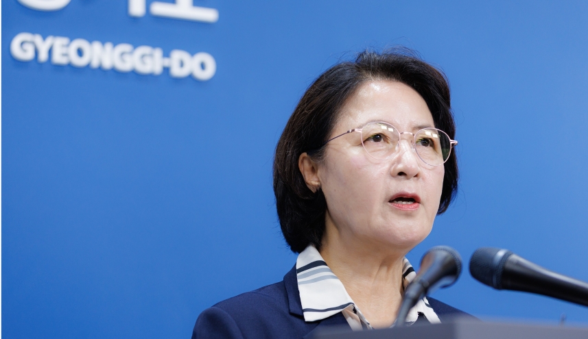 추미애 경기지사. 추 지사는 김지용 후보자를 “밀정”이라고 비판하며 지명 철회를 요구했다.