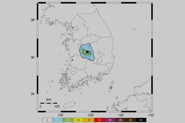 추석 연휴인 8일 오전 11시49분 39초 충북 옥천군 동쪽 17km 지역에서 규모 3.1의 지진이 발생했다. 연합뉴스