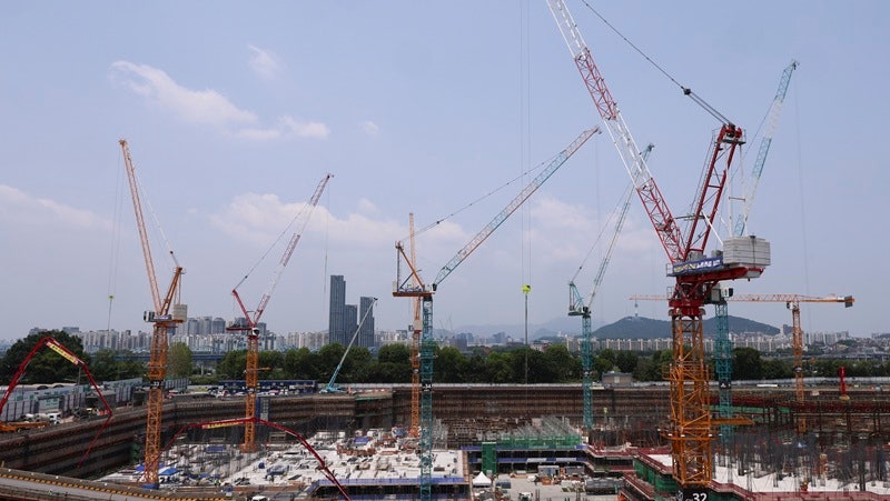 건설 관련주의 주가가 계속해서 상승세를 타고 있다.[사진｜뉴시스]