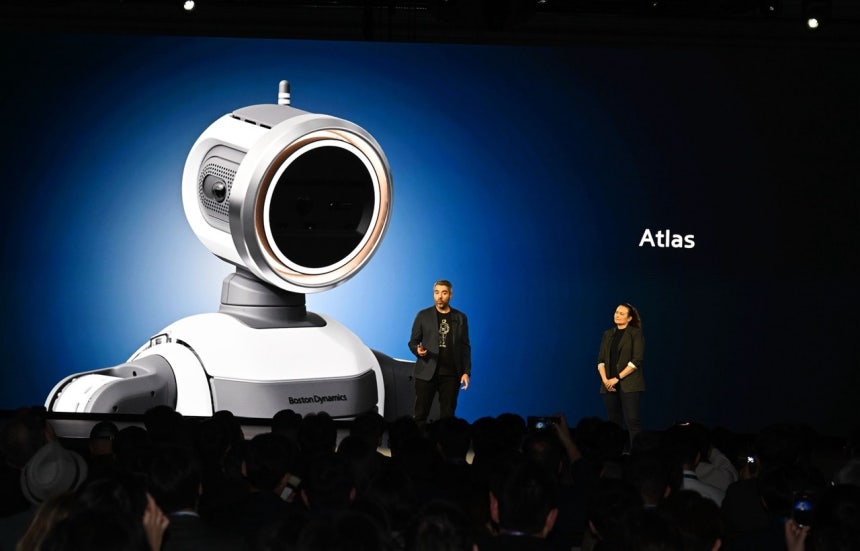 현대차그룹이 CES 2026에서 공개한 휴머노이드 아틀라스.[사진 | 현대차그룹]