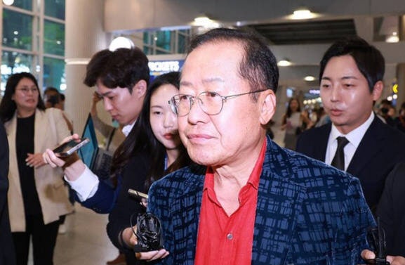 <b>홍준표</b> "윤석열 정권, 유사 종교집단 합세…태어나서는 안됐다"