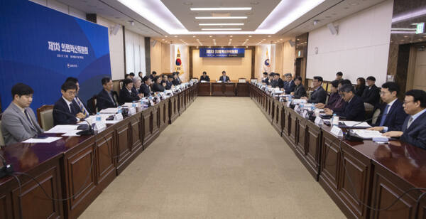 11일 정부서울청사에서 제1차 의료혁신위원회가 열리고 있다.복지부 제공