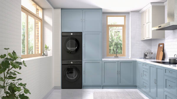 삼성전자 고효율 세탁기와 건조기 라이프스타일 이미지.삼성전자 제공