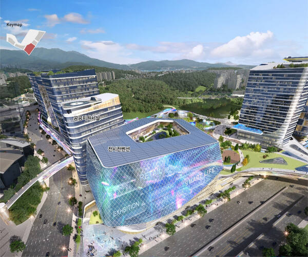 성남 백현마이스 도시개발사업 조감도. 성남시 제공