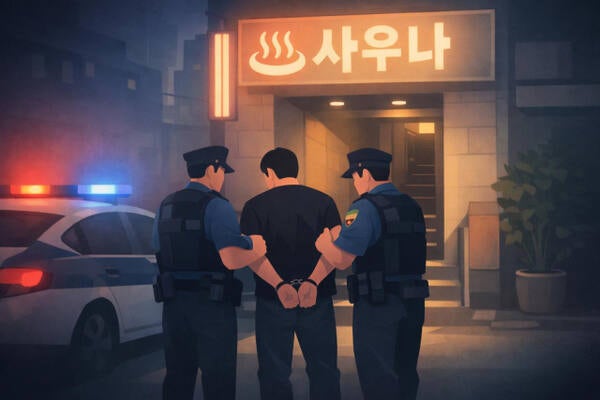 사우나서 음란행위 적발…알고 보니 '현직 경찰'