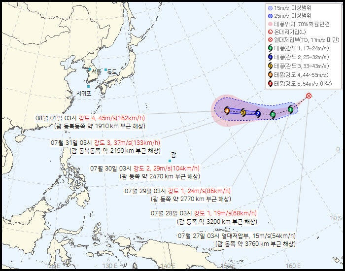 제13호 <b>태풍</b> '돌핀' 세력 키우며 온다…한반도 향할까 '촉각'