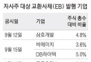 "자사주 소각 피하자" 교환사채 발행 급증