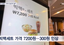 햄버거·피자·치킨 줄줄이 인상…빅맥 세트 7천 원 훌쩍