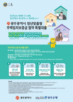 광주시, 청년 임차보증금 이자지원 참여자 모집