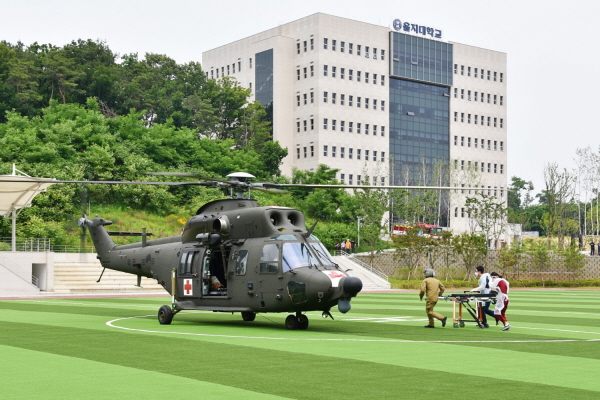 의정부을지대병원, 지상 제2 헬리포트 첫 가동 外